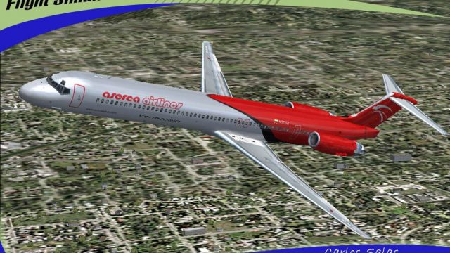 Screenshot 1 — Aserca Airlines McDonnell Douglas MD-82