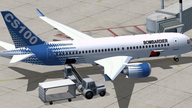 Screenshot 1 — Bombardier House Colors CSeries CS100