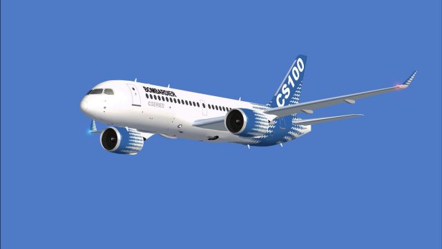 Bombardier House Colors CSeries CS100 for FSX
