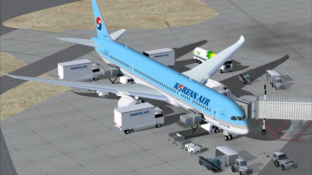Screenshot 1 — Korean Air Boeing 787-9