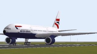 Screenshot 1 — FS2k British Airways Boeing 777-200