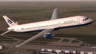 Screenshot 1 — Blue Wings Airbus A321-211