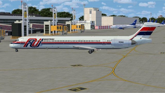 Screenshot 1 — Austral Lineas Aereas McDonnell Douglas MD-83