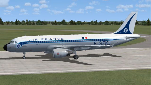 Screenshot 1 — Air France Airbus A320-211
