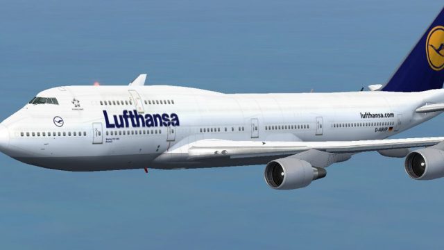 Screenshot 1 — Lufthansa Boeing 747-430