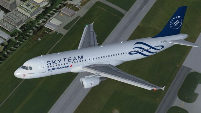 Screenshot 1 — SkyTeam (Air France) Airbus A320-211