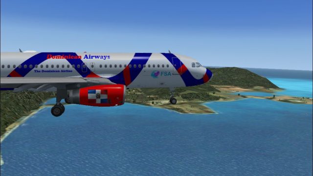 Screenshot 1 — Dominican Airways Airbus A320-200
