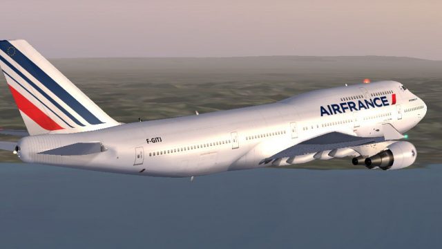 Screenshot 1 — Air France Boeing 747-428