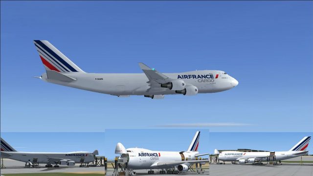 Screenshot 1 — Air France Cargo Boeing 747-428