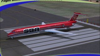 Screenshot 1 — SBA Airlines McDonnell Douglas MD-83
