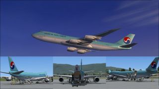 Screenshot 1 — Korean Air Cargo Boeing 747-8F