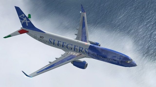 Screenshot 1 — Sleegers Air Boeing 737-800