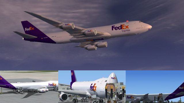Screenshot 1 — FedEx Express Boeing 747-8F