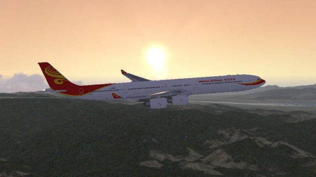 Screenshot 1 — Hainan Airlines Airbus A340-600