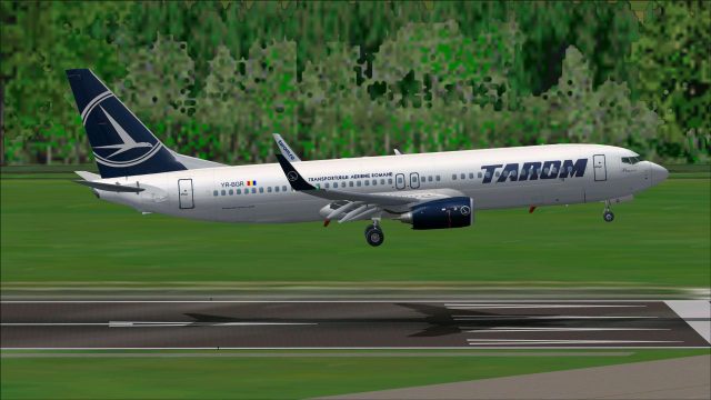 Screenshot 1 — Tarom Boeing 737-800 YR-BGR