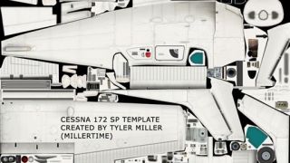 Screenshot 1 — Cessna 172 Repaint Template