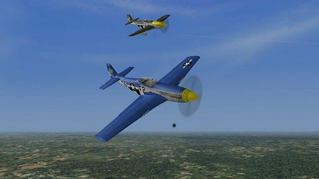 Screenshot 1 — P-51D from the 375th Fighter Squadron, 361st Fighter Group