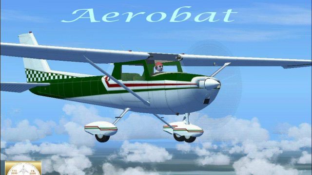 Screenshot 1 — Dark Green/Red Cessna 150 Aerobat