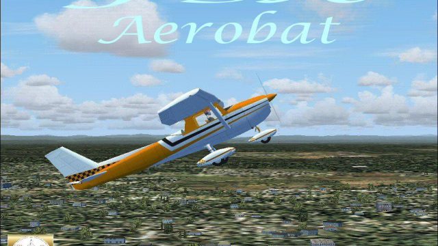 Screenshot 1 — Orange/Black Cessna 150 Aerobat