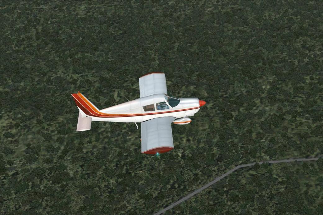 Default Piper Cherokee Made Flyable for FSX