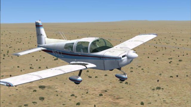 Screenshot 1 — FSX/SP2 Grumman American AA1-5B Tiger