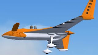Screenshot 1 — Rutan 61 Long EZ G-TIGR
