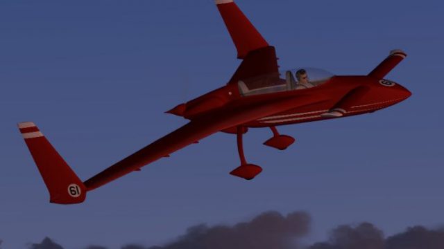 Screenshot 1 — Rutan 61 Long EZ 'Red 61'