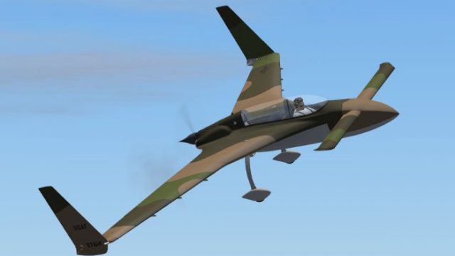 Screenshot 1 — Rutan 61 Long EZ 'SEA'