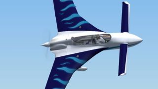 Screenshot 1 — Rutan 61 Long EZ 'Blue Flames'