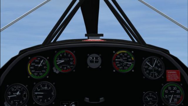 Screenshot 1 — Christen Eagle Gauge Fix For FSX SP2