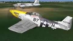 Screenshot 1 — Repainted Textures: Ferocious Frankie P51D