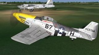 Screenshot 1 — Repainted Textures: Ferocious Frankie P51D