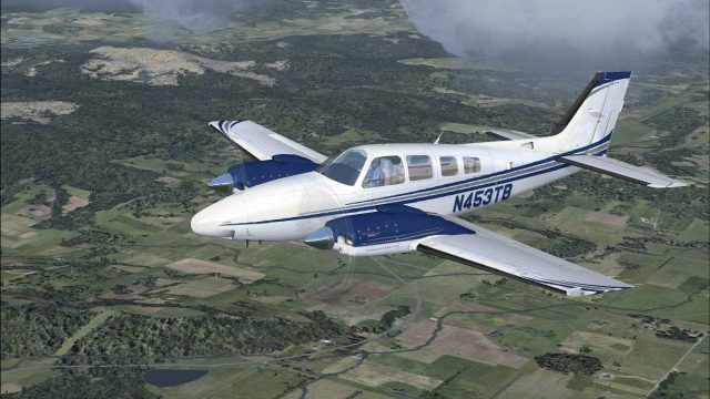 Screenshot 1 — Beechcraft Baron G58 N453TB