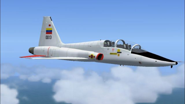 Screenshot 1 — Northrop/Canadair VF-5D "Zancudo" (T-38 Talon) (early 70s Scheme)