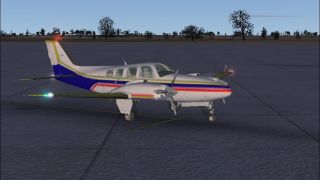 Screenshot 3 — Beechcraft Baron 58 Blue, Red & Gold