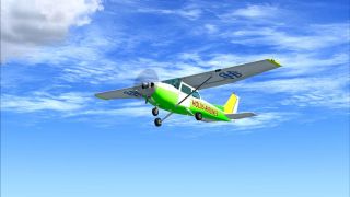 Screenshot 4 — White/Green/Yellos Cessna C172