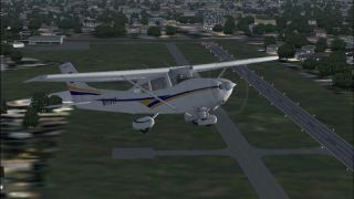 Screenshot 2 — Cessna 182S Kent State University repaint default textures