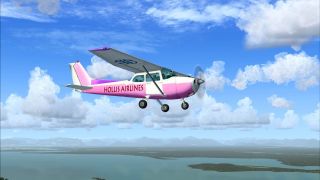 Screenshot 3 — Pink/White/Crimson Cessna C172