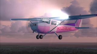 Screenshot 4 — Pink/White/Crimson Cessna C172