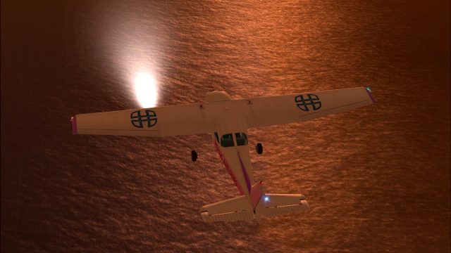 Screenshot 1 — Pink/White/Crimson Cessna C172