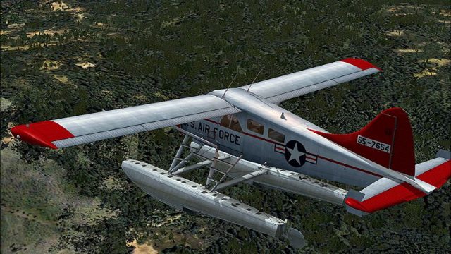 Screenshot 1 — USAF DeHavilland DHC-2 Beaver Repaint