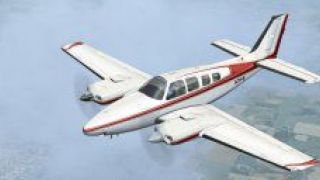 Screenshot 4 — Beech Baron 58 Texture Fix
