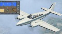 Screenshot 3 — Beech Baron 58 Texture Fix