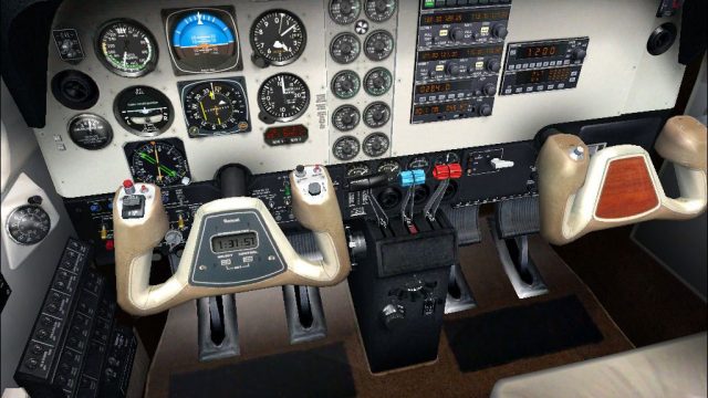 Screenshot 1 — Beech Baron 58 Texture Fix