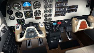 Screenshot 1 — Beech Baron 58 Texture Fix