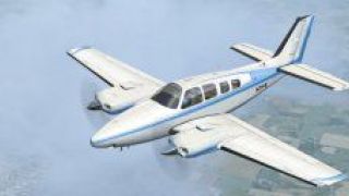 Screenshot 5 — Beech Baron 58 Texture Fix
