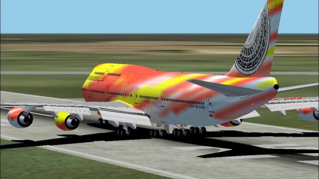 Screenshot 1 — FS2004/FS2002 Air Viet Nam XV003 B747-300 RR
