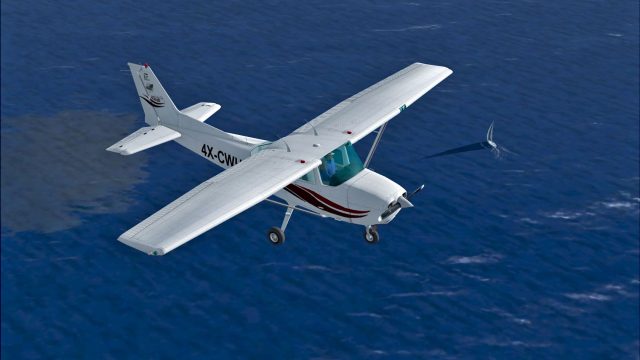 Screenshot 1 — Cessna C172SP 4X-CWH