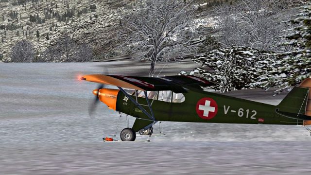 Screenshot 1 — Swiss Air Force Piper Super Cub