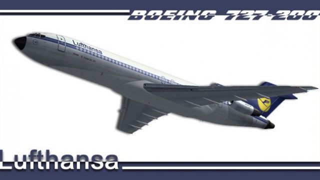 Screenshot 1 — FS2004/FS2002 Boeing 727-200 Lufthansa